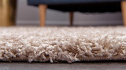 Bravich Beige Thick Shaggy Rug - California - 110X160Cm - thumbnail 5