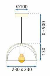 Ceiling Lamp Chandelier Toolight App1216-1Cp Gold White - thumbnail 9