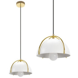 Ceiling Lamp Chandelier Toolight App1216-1Cp Gold White - thumbnail 1