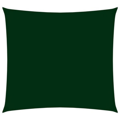 Berkfield Sunshade Sail Oxford Fabric Square 2.5X2.5 M Dark Green - image 1