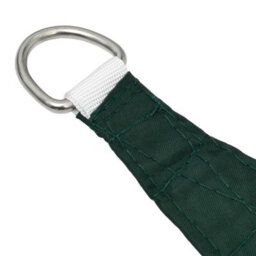 Berkfield Sunshade Sail Oxford Fabric Square 2.5X2.5 M Dark Green - thumbnail 3