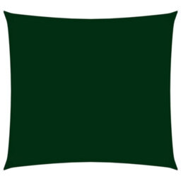 Berkfield Sunshade Sail Oxford Fabric Square 2.5X2.5 M Dark Green - thumbnail 1