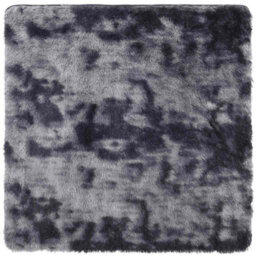 Vidaxl Shaggy Rug High Pile Navarra Dark Grey 160X160 Cm Polyester - thumbnail 2