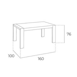 Angel Cerda Stylish Rectangular Walnut Extending Dining Table For Modern Homes - thumbnail 7