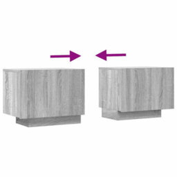 Walplus Tv Cabinet Grey Sonoma 100X35X40 Cm Engineered Wood - thumbnail 8