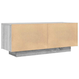 Walplus Tv Cabinet Grey Sonoma 100X35X40 Cm Engineered Wood - thumbnail 6