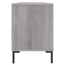 Berkfield Sturdy Tv Cabinet Grey Sonoma 150X30X44.5 Cm Engineered Wood - thumbnail 7