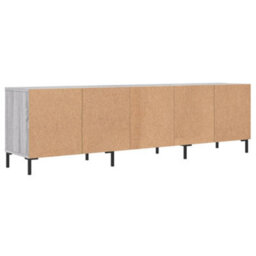 Berkfield Sturdy Tv Cabinet Grey Sonoma 150X30X44.5 Cm Engineered Wood - thumbnail 8