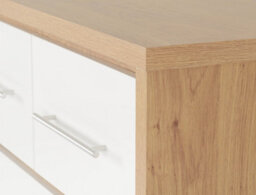 Seconique Seville 3+2 Drawer Chest Oak And White - thumbnail 8