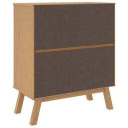 Berkfield Drawer Cabinet Olden Grey And Brown Solid Wood Pine - thumbnail 9