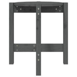 Walplus Coffee Table Grey 42.5X45 Cm Solid Wood Pine - thumbnail 5