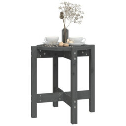 Walplus Coffee Table Grey 42.5X45 Cm Solid Wood Pine - thumbnail 4