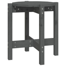 Walplus Coffee Table Grey 42.5X45 Cm Solid Wood Pine - thumbnail 2