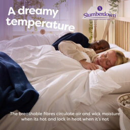 Slumberdown Wonderful Wool Mediumweight Duvet - Ideal For All-Year Comfort - thumbnail 5