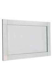 MirrorOutlet Milton All Glass Frameless Bevelled Square Corner Wall Mirror 90 X 60 Cm - thumbnail 5