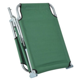 Outsunny Camping Cot Picnic Sun Lounger Portable Folding Chair Patio Green - thumbnail 8