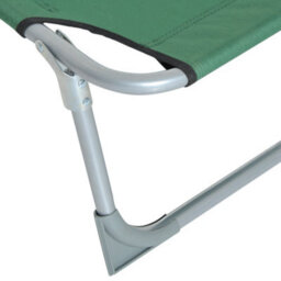 Outsunny Camping Cot Picnic Sun Lounger Portable Folding Chair Patio Green - thumbnail 9