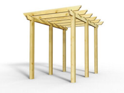 Edecks Heavy Duty Royal Walkway Pergola With Super Rafters (W 2400mm X D 3600mm) With Bolt Down Anchors (2.1M) - thumbnail 4