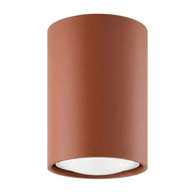 Sollux Lighting Lagos Steel Red Ochre 1 Lights Modern Ceiling Lamps - image 1