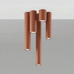 Sollux Lighting Lagos Steel Red Ochre 1 Lights Modern Ceiling Lamps - thumbnail 6