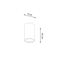 Sollux Lighting Lagos Steel Red Ochre 1 Lights Modern Ceiling Lamps - thumbnail 7