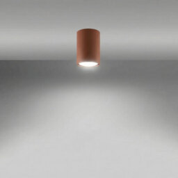 Sollux Lighting Lagos Steel Red Ochre 1 Lights Modern Ceiling Lamps - thumbnail 3