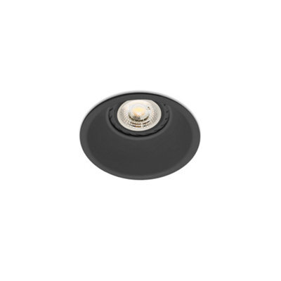 Luminosa Lighting Luminosa Gas Black Recessed Downlight, Gu10 - image 1