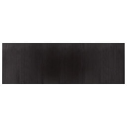 Berkfield Modern Rug Rectangular Dark Brown 100X300 Cm Bamboo