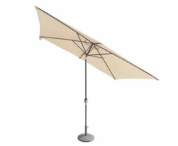 Royalcraft Ivory 2.4X3M Crank And Tilt Parasol - Grey Pole (38mm Pole, 8 Ribs) - thumbnail 5