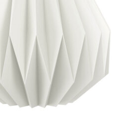 Eglo Minting Pendant Light White Paper Shade With Black Steel Mount, E27 - thumbnail 4