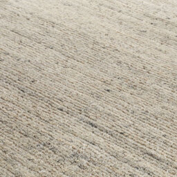 Modern Striped Easy To Clean Cream Wool Rug For Living Room & Bedroom-160Cm X 230Cm - thumbnail 2