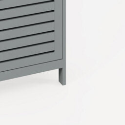 Gfw Bergen Three Tier Shoe Cabinet Grey - thumbnail 5