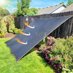 Black 4X6M Rectangular Shade Sail Uv Resistant Breathable - thumbnail 2