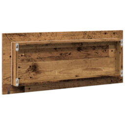 Berkfield Led Bathroom Mirror Old Wood 100X8.5X37 Cm Engineered Wood - thumbnail 7
