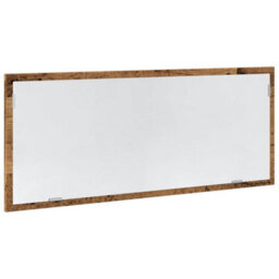 Berkfield Led Bathroom Mirror Old Wood 100X8.5X37 Cm Engineered Wood - thumbnail 4