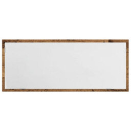 Berkfield Led Bathroom Mirror Old Wood 100X8.5X37 Cm Engineered Wood - thumbnail 5