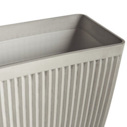 Wyld And Coco Everstone Fibre Clay Rectangular Planter 58 X 28 X 41 Cm Matte Beige - thumbnail 6