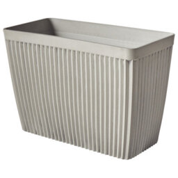 Wyld And Coco Everstone Fibre Clay Rectangular Planter 58 X 28 X 41 Cm Matte Beige - thumbnail 1