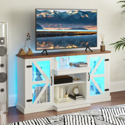 "Costway 150 Cm Tv Cabinet For Tvs Up To 68"" Media Console Table W/ 3-Level Shelves" - thumbnail 4