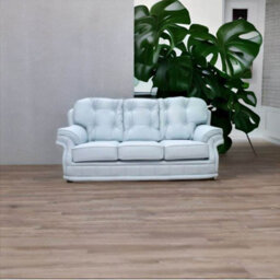 Chesterfield Handmade 3 Seater Sofa Shelly Parlour Blue Leather In Knightsbridge Style - thumbnail 2