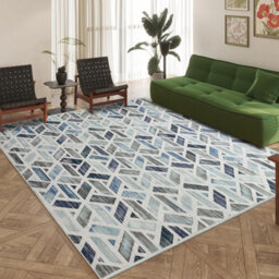 Ameha Printed Rug Geometric Non Slip Large Area Dinning Room Bedroom Living Room Pattern Carpet (Zara, 160X230 Cm) - thumbnail 7
