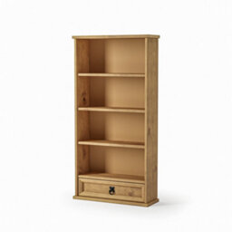 Mews Corona 1 Drawer Dvd Bookcase Rack Mexican Solid Pine - thumbnail 3