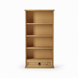 Mews Corona 1 Drawer Dvd Bookcase Rack Mexican Solid Pine - thumbnail 4