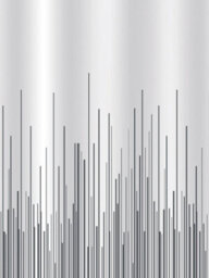Showerdrape City White & Grey Shower Curtain - thumbnail 2