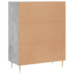Berkfield Sideboard Concrete Grey 69.5X34X90 Cm Engineered Wood - thumbnail 8