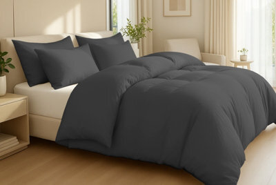 Pamposh 400 Thread Count Egyptian Cotton Single Duvet Cover Set Premium Cotton Breathable Luxury Bedding Set With Zipper Closure - image 1