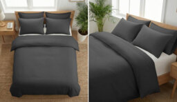 Pamposh 400 Thread Count Egyptian Cotton Single Duvet Cover Set Premium Cotton Breathable Luxury Bedding Set With Zipper Closure - thumbnail 5