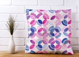 Warren Reed Designer Crab On A Beach Holiday Cushions 45Cm X 45Cm - thumbnail 2