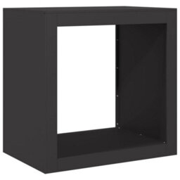 Walplus Firewood Rack Black 60X40X60 Cm Steel - thumbnail 6