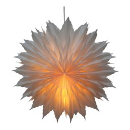 Led Paper Snowflake Christmas Decoration, (H)500mm - White - thumbnail 3